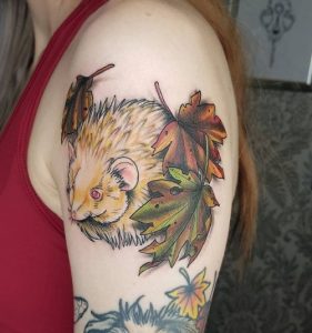 Hedgehog Simple Tattoo