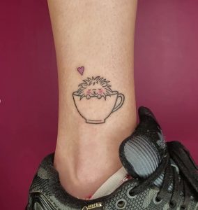 Tattoo with Love on Leg