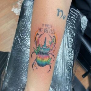 Color Beetles Tattoo