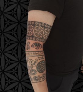 19 Protective Soler Symbolic Slavic Tattoo on Half Hand