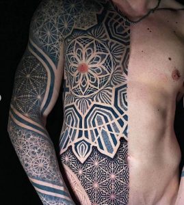 2 Body Suit Tattoo on half body Full hand