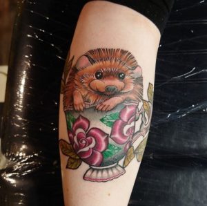 Cute Hedgehog Tattoos