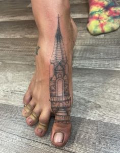 33 Amazing Architectural Toe Tattoo