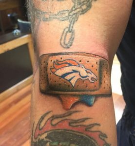 33 Incredible Broncos Tattoo on Hand