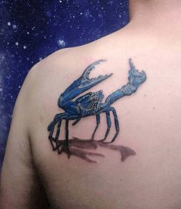 3d Crab Tattoos back