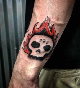 999 tattoo satanic