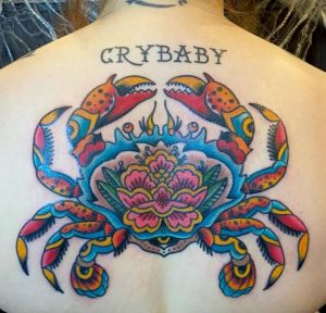 Colorful Crab Tattoos 2