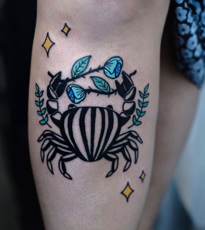 54 Best Crab Tattoo Designs For You Tattoo Twist