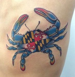 Maryland crab tattoos 1