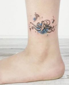 Small Kraken tattoo 1