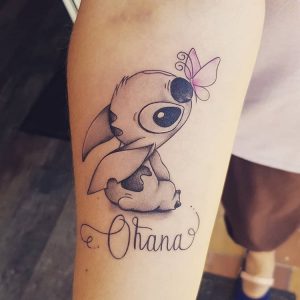 Bildergebnis für ohana stitch tattoo  Stitch tattoo Mini tattoos Tattoos  with meaning