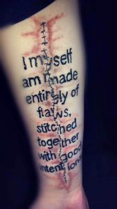 i myself am made entirely of flaws tattoo 2