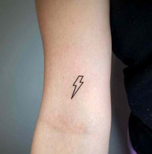 Aries lightning bolt tattoos
