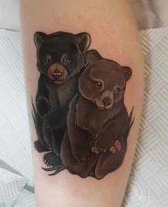 Black Bear cub Tattoo