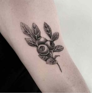 Tattoo Nouveau  Fun little blueberry branch by kacy Thanks Aaron   Facebook