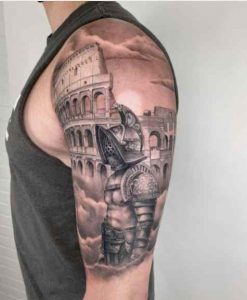 Colosseum tattoo sleeve