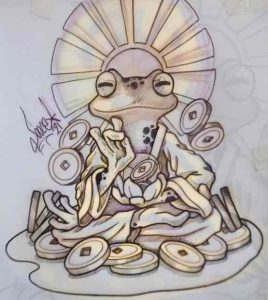 Japanese Frog Tattoo Drawing