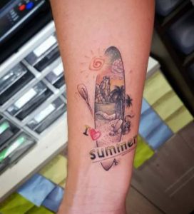Summer Paddle Tattoo