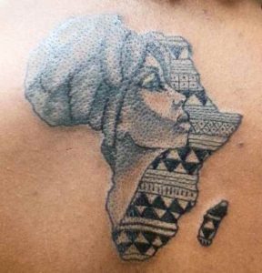 Tattoo uploaded by Tajae Gustavus  Found on Pinterest melanin girl  blackgirlmagic darkskin blackpeople afro colourtattoo colortattoo   Tattoodo