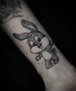 Childish Bugs Bunny Tattoo