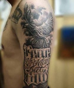 Fear No Man But God Tattoo
