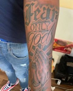 Fear Only God Tattoo