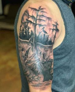 Swamp Arm Tattoo