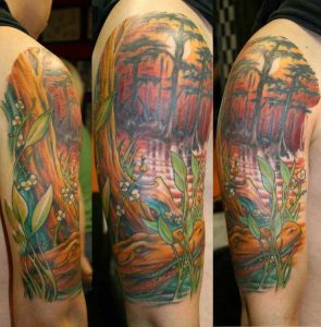Swamp tattoo sleeve