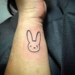 simple bugs bunny tattoo