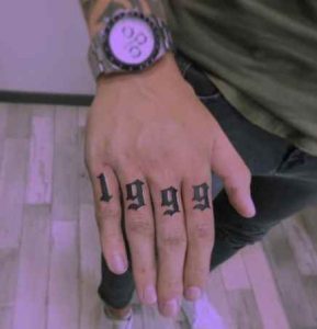 1999 Finger Tattoo