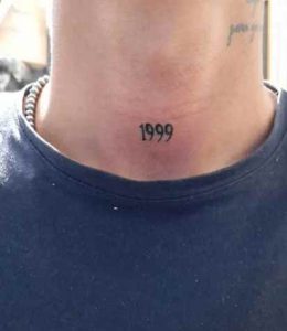  1999 Neck Tattoo