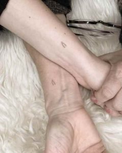 Matching Wishbone Tattoo