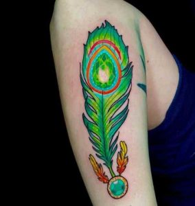 Peacock Feather Tattoo