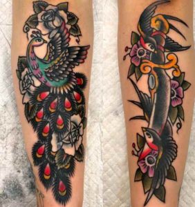 Peacock Japanese Tattoo
