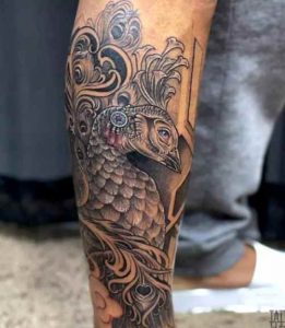 Royal Peacock Tattoo