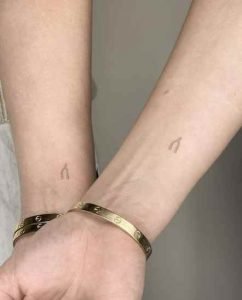 Wishbone Minimal Tattoo