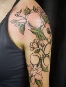 Arm Gardenia tattoo