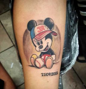 Baby Mickey Mouse Tattoo