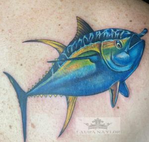 Yellowfin Tuna tattoo