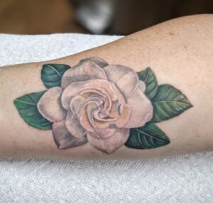 Pink Gardenia Tattoo