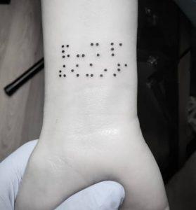 20+ Inspiring Braille Tattoo Ideas & FAQs - Tattoo Twist