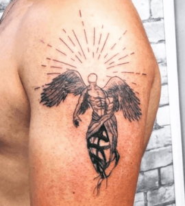 greek mythology icarus tattoo