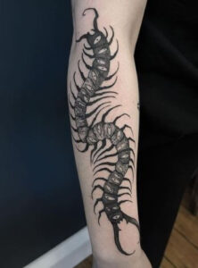 japanese centipede tattoo