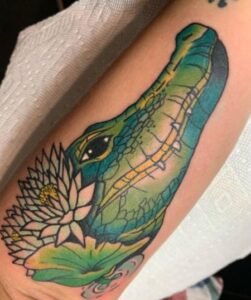 26 Exclusive Alligator Tattoo Designs For Masculine Men  Tattoo Twist