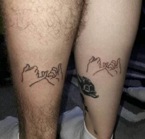 Couple Pinky Promise Tattoo