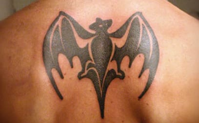 Bacardi Bat Tattoo