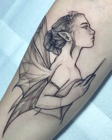 Bat Hand Tattoo