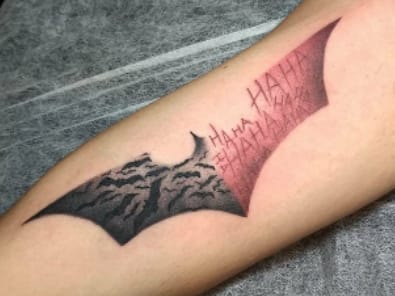 Bat Signal Tattoo