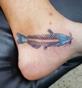Blue Catfish Tattoo