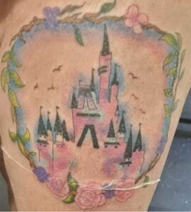 Castle Disney Dream Catcher Tattoo